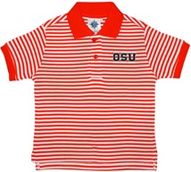 Oregon State Beavers Block OSU Striped Polo Shirt