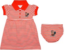 Oregon State Beavers Jr. Benny Striped Game Day Dress with Bloomer