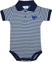 Penn State Nittany Lions Striped Polo Bodysuit
