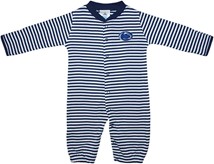 Penn State Nittany Lions Striped Convertible Gown (Snaps into Romper)