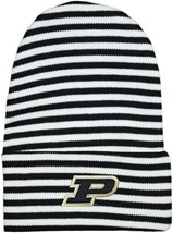 Purdue Boilermakers Newborn Baby Striped Knit Cap