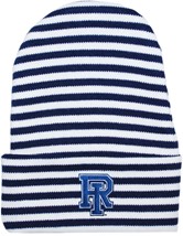 Rhode Island Rams Newborn Baby Striped Knit Cap
