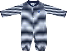 Rice Owls Striped Convertible Gown (Snaps into Romper)