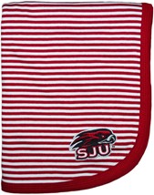 Saint Joseph's Hawks Striped Baby Blanket
