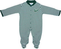 South Florida Bulls Striped Footed Romper
