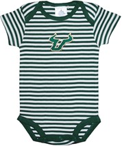 South Florida Bulls Infant Striped Bodysuit