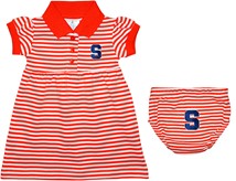 Syracuse Orange Striped Game Day Dress with Bloomer