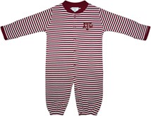 Texas A&M Aggies Striped Convertible Gown (Snaps into Romper)