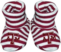 Texas A&M Aggies Striped Booties