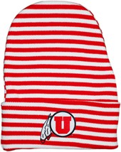 Utah Utes Newborn Baby Striped Knit Cap