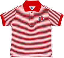 Utah Utes Striped Polo Shirt