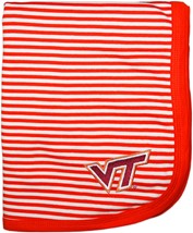 Virginia Tech Hokies Striped Baby Blanket