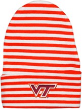 Virginia Tech Hokies Newborn Baby Striped Knit Cap
