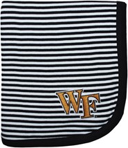 Wake Forest Demon Deacons Striped Baby Blanket