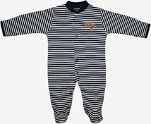 Wake Forest Demon Deacons Striped Footed Romper