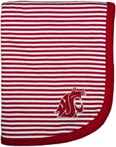 Washington State Cougars Striped Baby Blanket