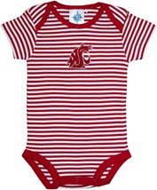 Washington State Cougars Infant Striped Bodysuit