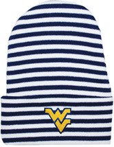 West Virginia Mountaineers Newborn Striped Knit Cap