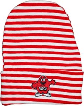 Western Kentucky Big Red Newborn Baby Striped Knit Cap