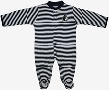 Wofford Terriers Striped Footed Romper