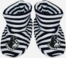 Wofford Terriers Striped Booties