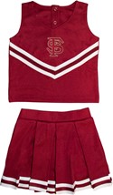 Florida State Seminoles Interlocking FS 2 Piece Toddler Cheerleader Dress